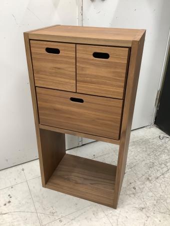 無印良品 (ムジルシリョウヒン) スタッキングシェルフ ブラウン