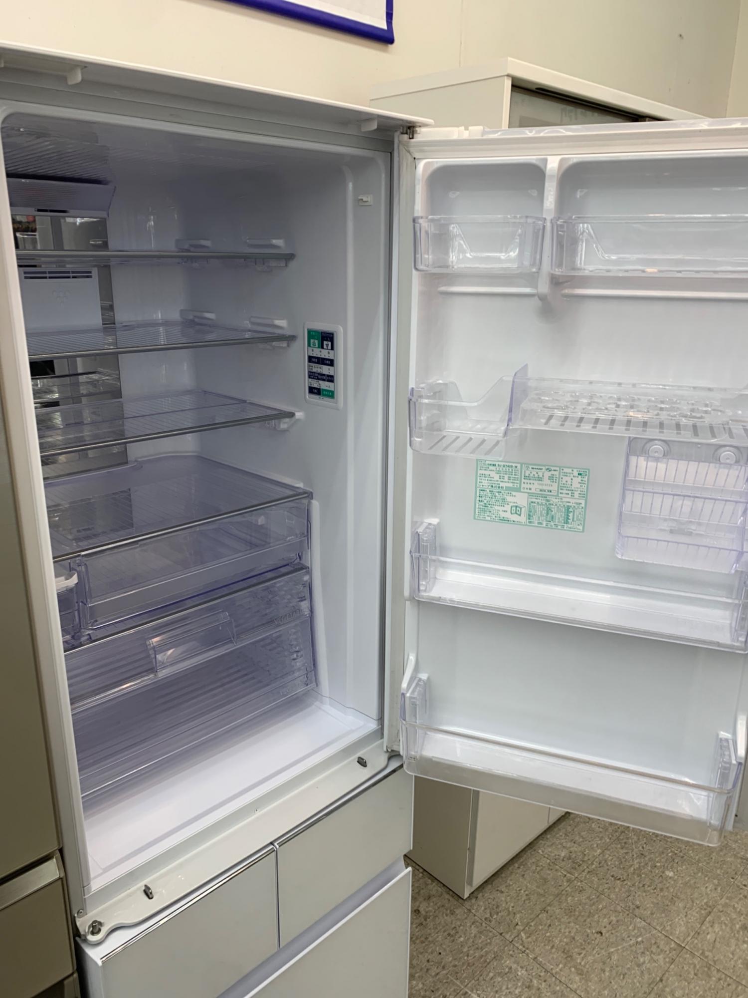 SHARP (シャープ) 4ドア冷蔵庫 SJ-GT42D-W 2018年製 415L｜トレファク