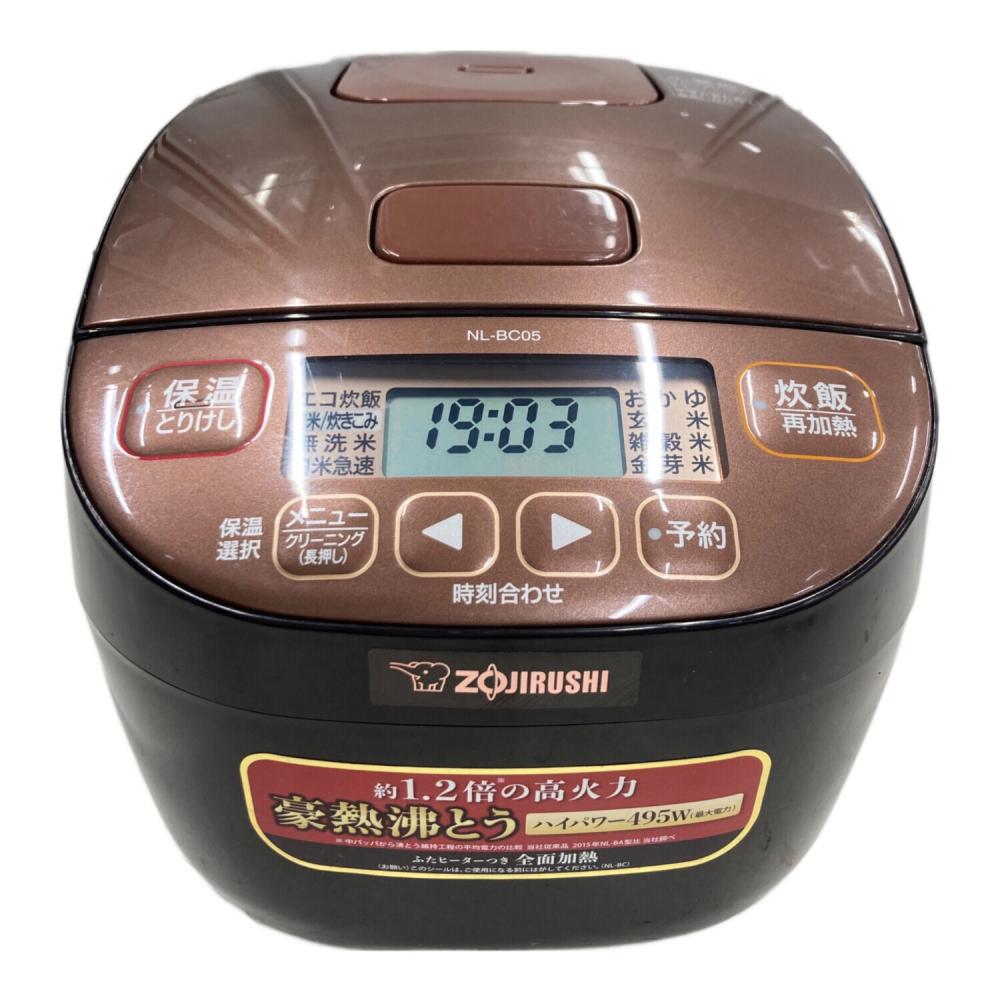 象印 (ゾウジルシ) マイコン炊飯ジャー NL-BC05 2020年製 3合(0.54L 