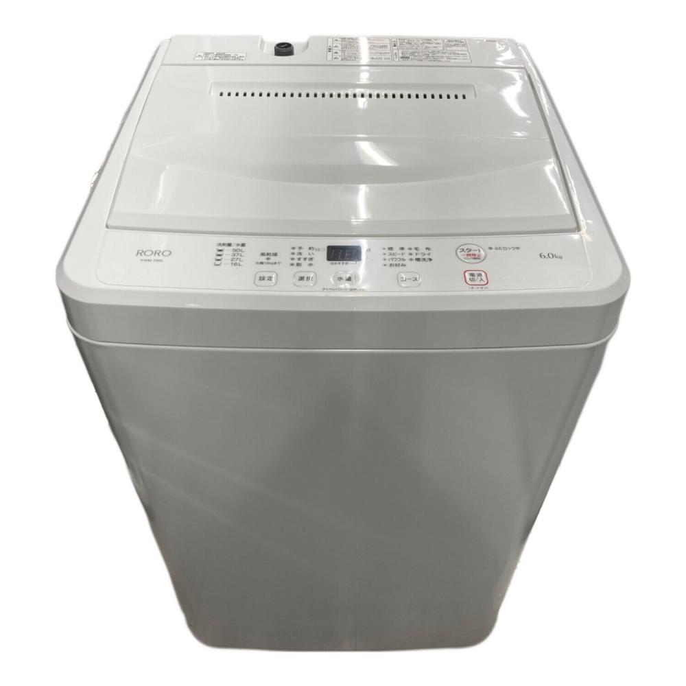 生活家電 YAMADA/ヤマダ 洗濯機 YWM-T60L 2023年製 6キロ RORO