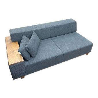 FLANNEL SOFA (フランネルソファ) 2人掛けソファー ファブリック ブラック×ブラウン ブラック×ブラウン 2人掛け