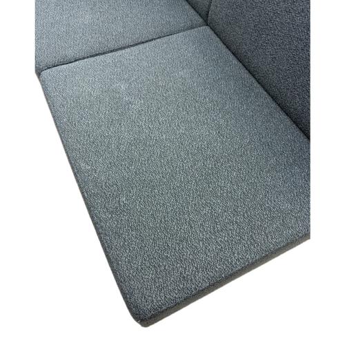 FLANNEL SOFA (フランネルソファ) 2人掛けソファー ファブリック ブラック×ブラウン ブラック×ブラウン 2人掛け