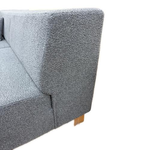 FLANNEL SOFA (フランネルソファ) 2人掛けソファー ファブリック ブラック×ブラウン ブラック×ブラウン 2人掛け