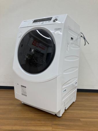 SHARP (シャープ) ドラム式洗濯乾燥機 洗濯容量10.0kg 乾燥容量6.0kg 2022年製 ES-H10F-WR