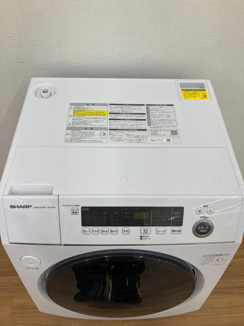 SHARP (シャープ) ドラム式洗濯乾燥機 洗濯容量10.0kg 乾燥容量6.0kg 2022年製 ES-H10F-WR