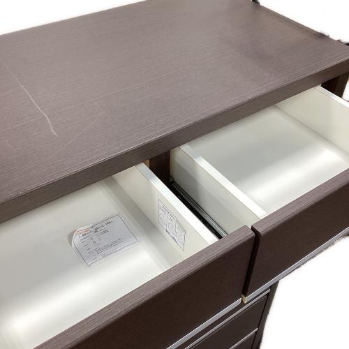 ニトリ ハイチェスト ダークブラウン FLAVIA