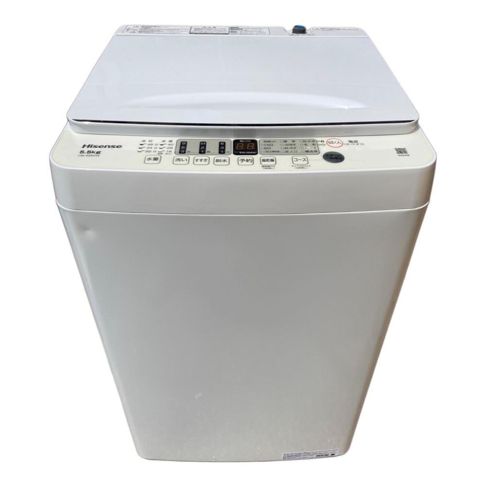 A-819【リユースのサカイ野々市店】ジモティ来店特価‼ Hisense ハイセンス 洗濯機 HW-S5E2W 2024年製 5kg 動作チェック＆クリーニング済み Hisense (ハイセンス) 全自動洗濯機 HW-55E2W 2024年製｜トレファクONLINE