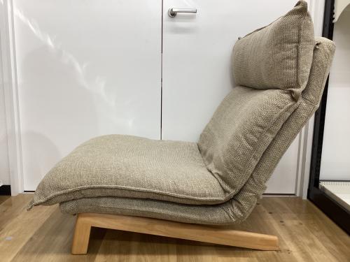 無印良品 (ムジルシリョウヒン) リクライニングソファー ブラウン×ナチュラル