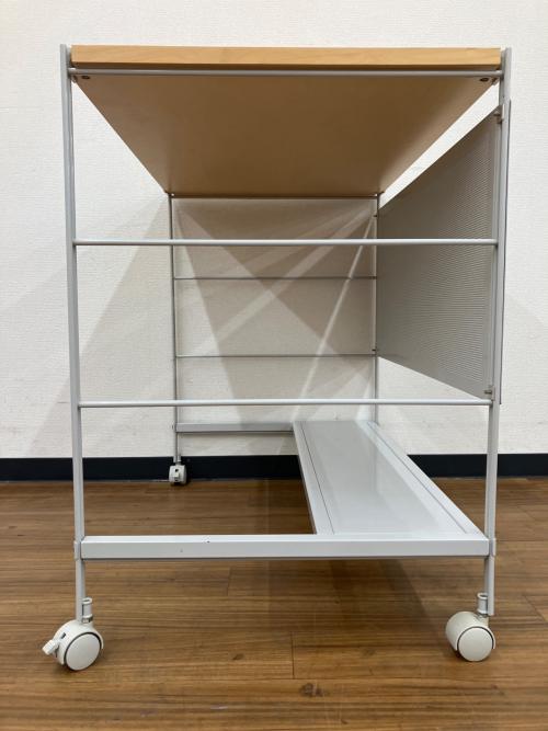 無印良品 (ムジルシリョウヒン) ユニットシェルフ 新旧部品混在 デスクセット スチールユニットシェルフ