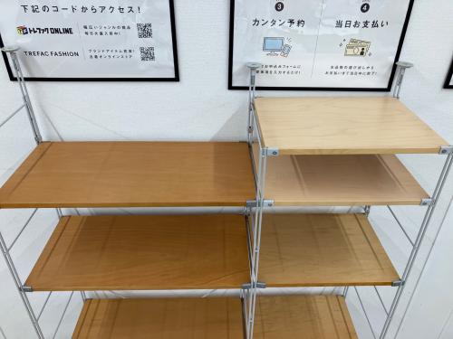 無印良品 (ムジルシリョウヒン) ユニットシェルフ 新旧部品混在 デスクセット スチールユニットシェルフ