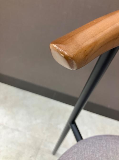 関家具 (セキカグ) アトムチェア  ブラウン×グレー