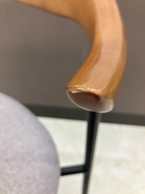 関家具 (セキカグ) アトムチェア  ブラウン×グレー