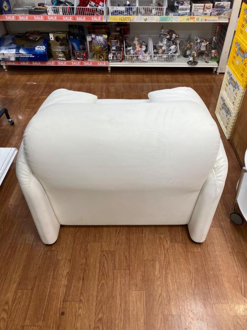 CASSINA (カッシーナ) 1人掛けソファー ホワイト マラルンガ