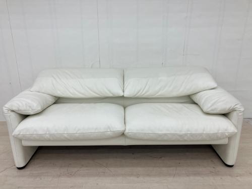 CASSINA (カッシーナ) 3人掛けソファー 幅:約180㎝ ホワイト マラルンガ