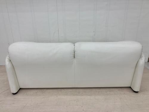 CASSINA (カッシーナ) 3人掛けソファー 幅:約180㎝ ホワイト マラルンガ