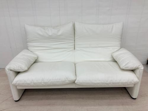 CASSINA (カッシーナ) 3人掛けソファー 幅:約180㎝ ホワイト マラルンガ