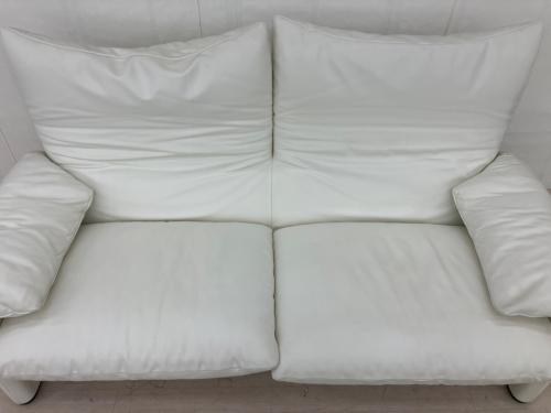 CASSINA (カッシーナ) 3人掛けソファー 幅:約180㎝ ホワイト マラルンガ