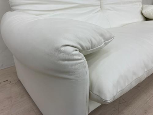 CASSINA (カッシーナ) 3人掛けソファー 幅:約180㎝ ホワイト マラルンガ