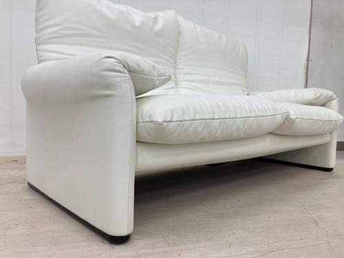 CASSINA (カッシーナ) 3人掛けソファー 幅:約180㎝ ホワイト マラルンガ