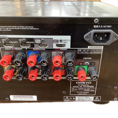 Onkyo (オンキョー) AVアンプ TX-NR636 動作確認済み｜トレファクONLINE