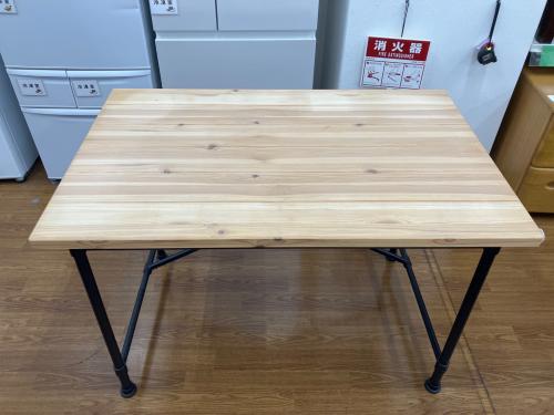 IKEA (イケア) ダイニングテーブル ナチュラル×ブラック クッラベリ