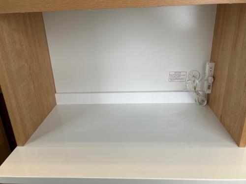 ニトリ 食器棚 幅:約80㎝ ナチュラル×ホワイト リガーレ
