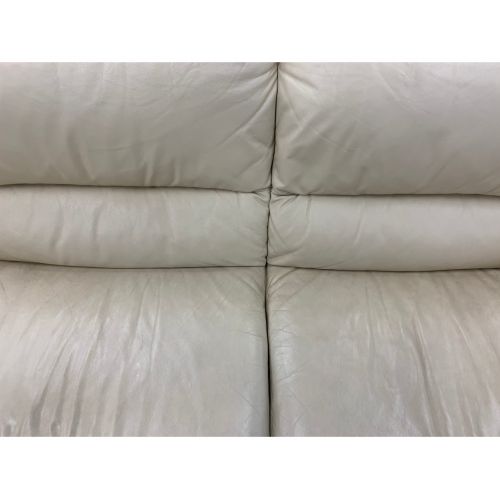IDC (アイディーシー) 2人掛けソファー ホワイト 2人掛け レザー