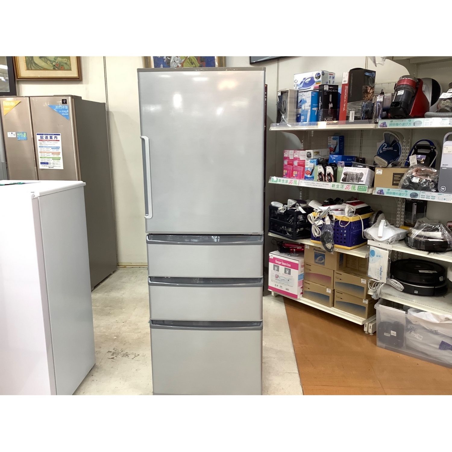 AQUA (アクア) 4ドア冷蔵庫 AQR-361F 2017年製 355L 大型冷蔵庫 