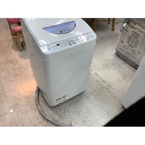 美品！11年製 洗濯乾燥機 洗濯機 乾燥 シャープ SHARP ES-TG55L-A 5.5 ...