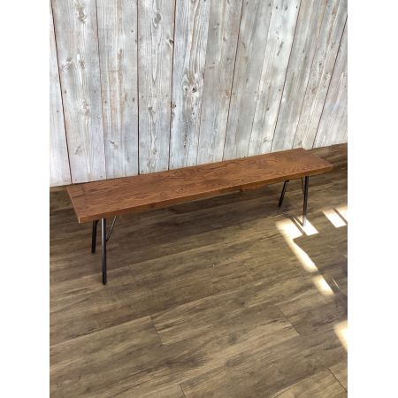 ACME Furniture (アクメファニチャー) ベンチ ブラウン×ブラック オーク材×スチール GRANDVIEW BENCH 幅150cm