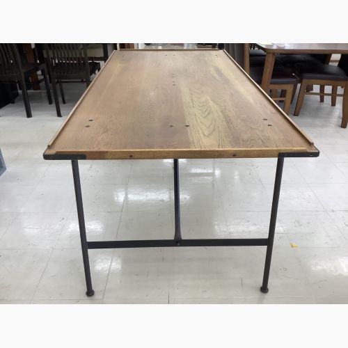 ACME Furniture (アクメファニチャー) ダイニングテーブル ブラウン×ブラック オーク材×スチール BRIGHTON TABLE W1650 幅165㎝