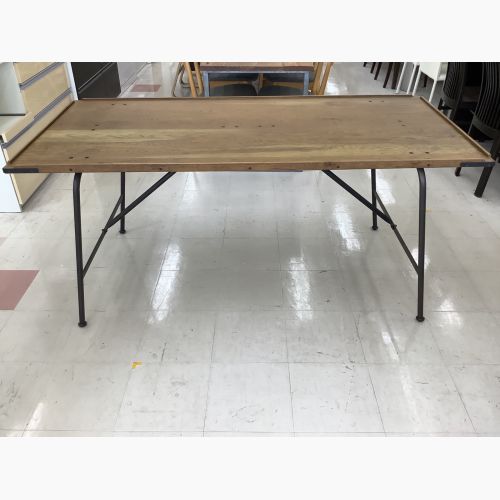 ACME Furniture (アクメファニチャー) ダイニングテーブル ブラウン×ブラック オーク材×スチール BRIGHTON TABLE W1650 幅165㎝