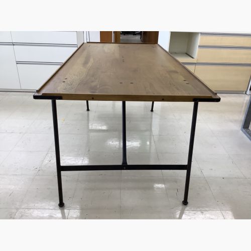 ACME Furniture (アクメファニチャー) ダイニングテーブル ブラウン×ブラック オーク材×スチール BRIGHTON TABLE W1650 幅165㎝