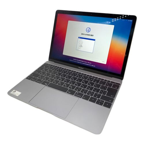 Apple (アップル) MacBook MacBook10,1 12インチ メモリ:8GB SSD:512GB