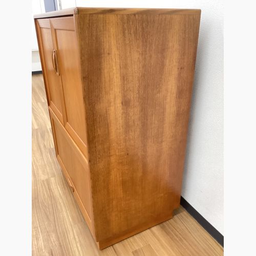 G-PLAN (ジープラン) テレビボード ブラウン 北欧ビンテージデザイン  フラップ扉 チーク材