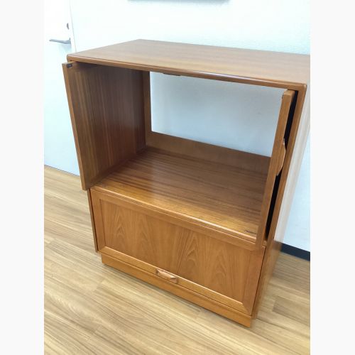 G-PLAN (ジープラン) テレビボード ブラウン 北欧ビンテージデザイン  フラップ扉 チーク材