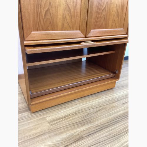 G-PLAN (ジープラン) テレビボード ブラウン 北欧ビンテージデザイン  フラップ扉 チーク材