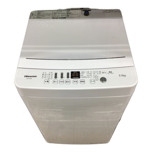 Hisense (ハイセンス) 全自動洗濯機 5.5kg HW-T55D 2019年製 クリーニング済