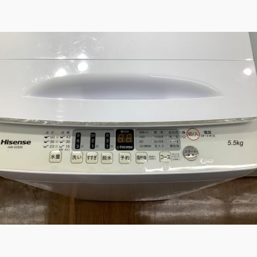 Hisense (ハイセンス) 全自動洗濯機 5.5kg HW-E5504 2022年製