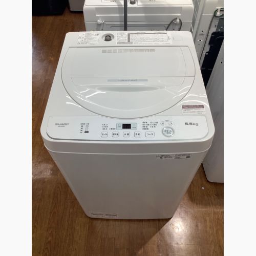 SHARP (シャープ) 洗濯機 5.5kg ES-GE5G-W 2023年製