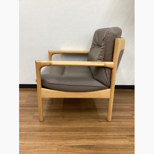 CONDE HOUSE (カンディハウス) アームチェアー GOLFER ゴルファーサロン 革/北海道ナラ材