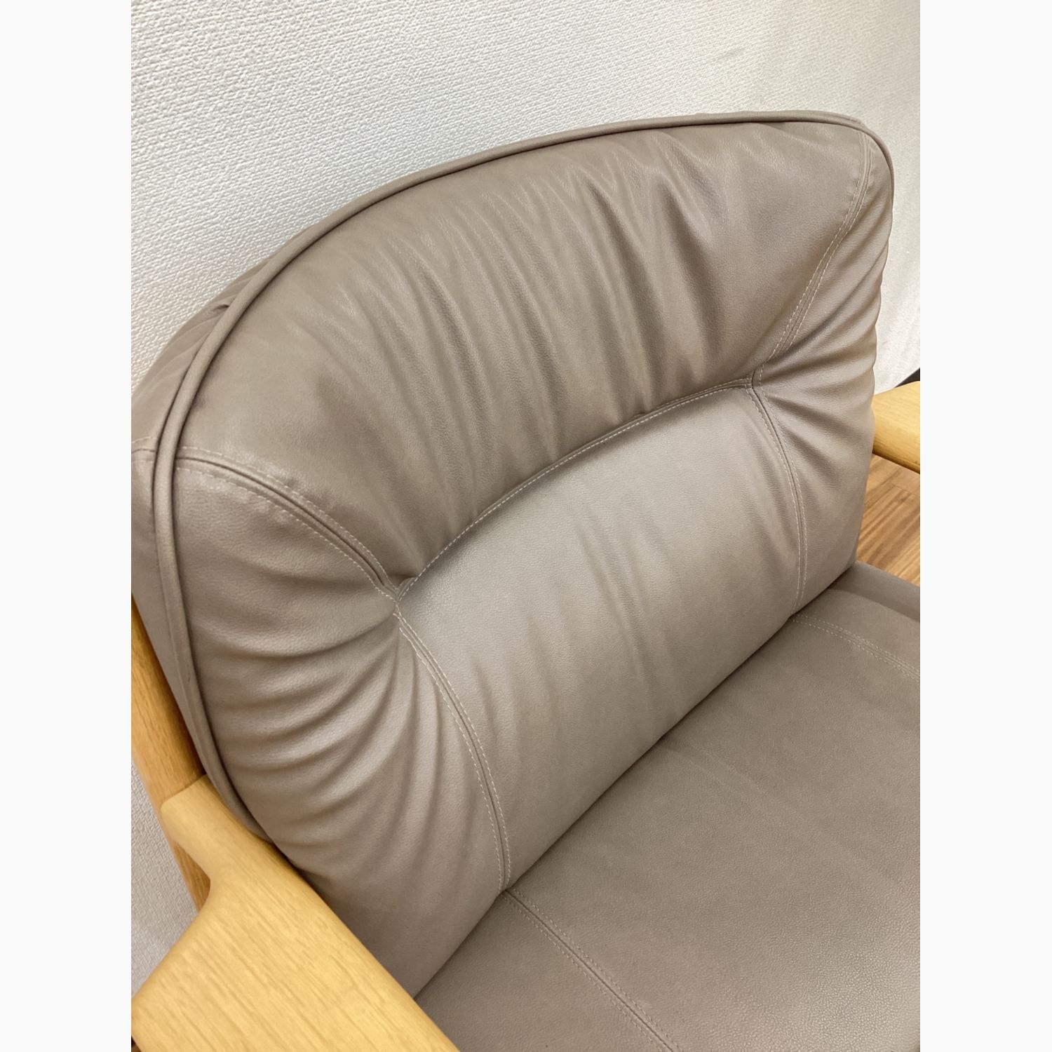 CONDE HOUSE (カンディハウス) チェア GOLFER 肘付 革/北海道ナラ材