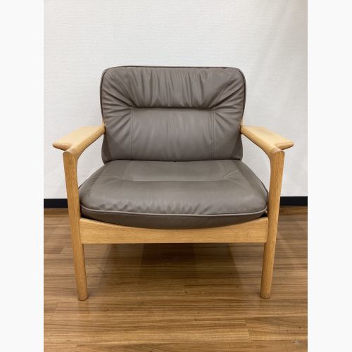 CONDE HOUSE (カンディハウス) チェア GOLFER 肘付 革/北海道ナラ材 NAGAHARA Minoru