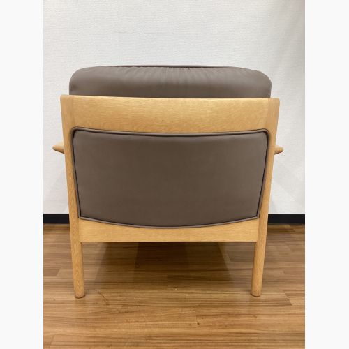 CONDE HOUSE (カンディハウス) チェア GOLFER 肘付 革/北海道ナラ材 NAGAHARA Minoru