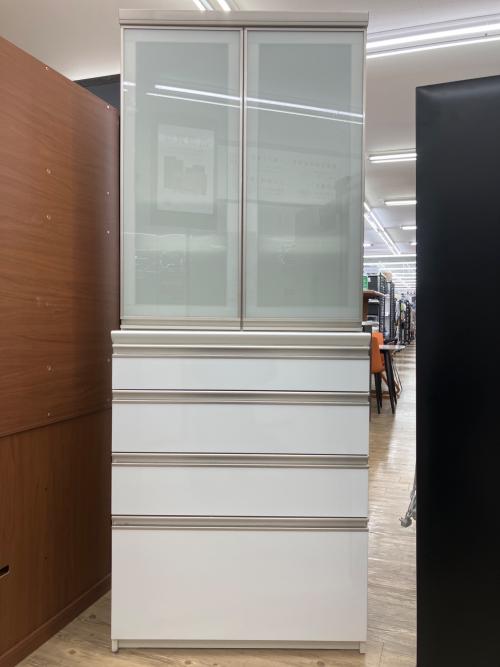 Pamouna (パモウナ) 食器棚 ホワイト