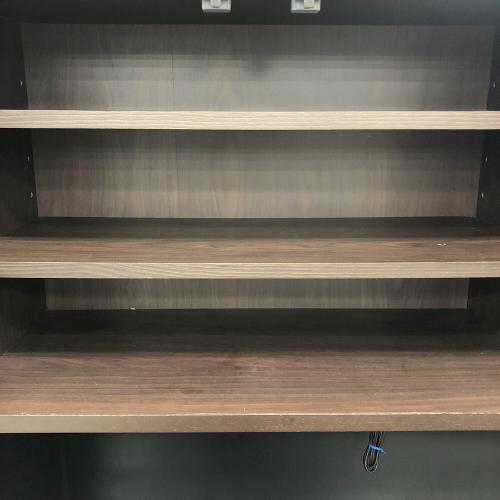 河口家具製作所 (カワグチカグセイサクジョ) キッチンボード ダークブラウン