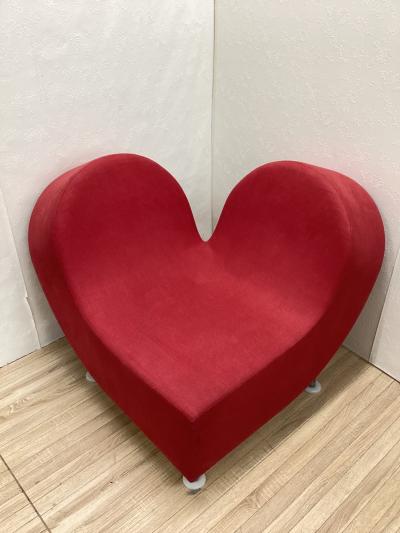 IDEE (イデー) ハート型チェア ピンク ファブリック JOLY COEVR（廃版品） クラウディオ・コルッチ