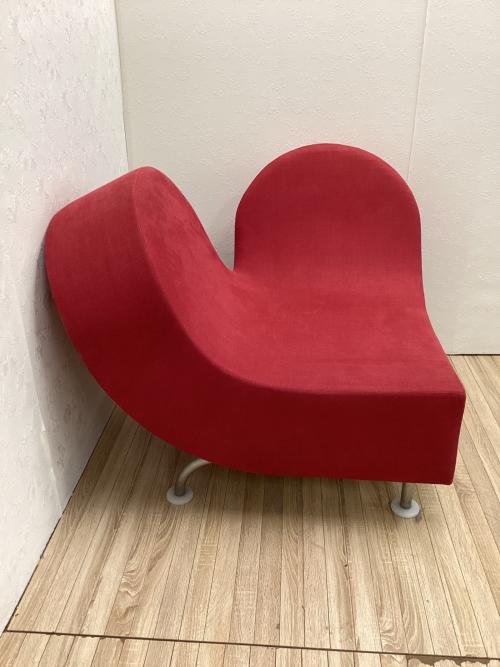 IDEE (イデー) ハート型チェア ピンク ファブリック JOLY COEVR（廃版品） クラウディオ・コルッチ