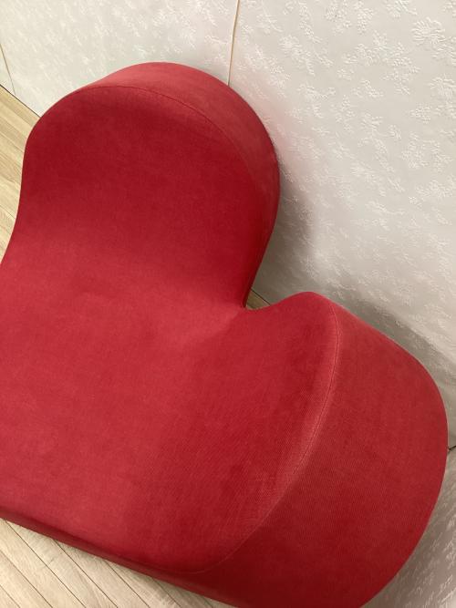 IDEE (イデー) ハート型チェア ピンク ファブリック JOLY COEVR（廃版品） クラウディオ・コルッチ