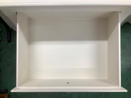 ローズペイントチェスト ホワイト 5段